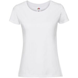 Fruit Of The Loom Womens/Ladies Fit Ringspun Tshirt / White